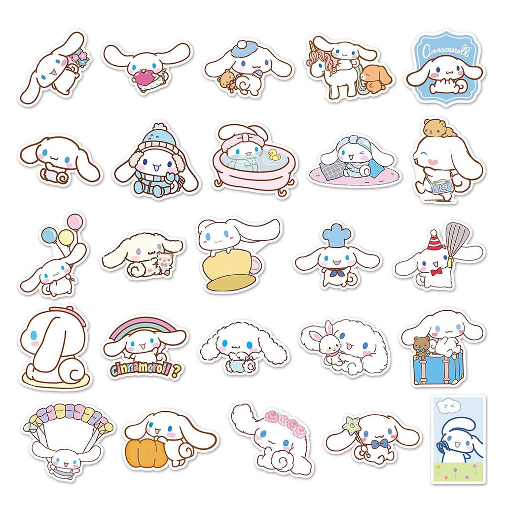 50 Pcs Vinyl Cinnamoroll Stickers YGG268
