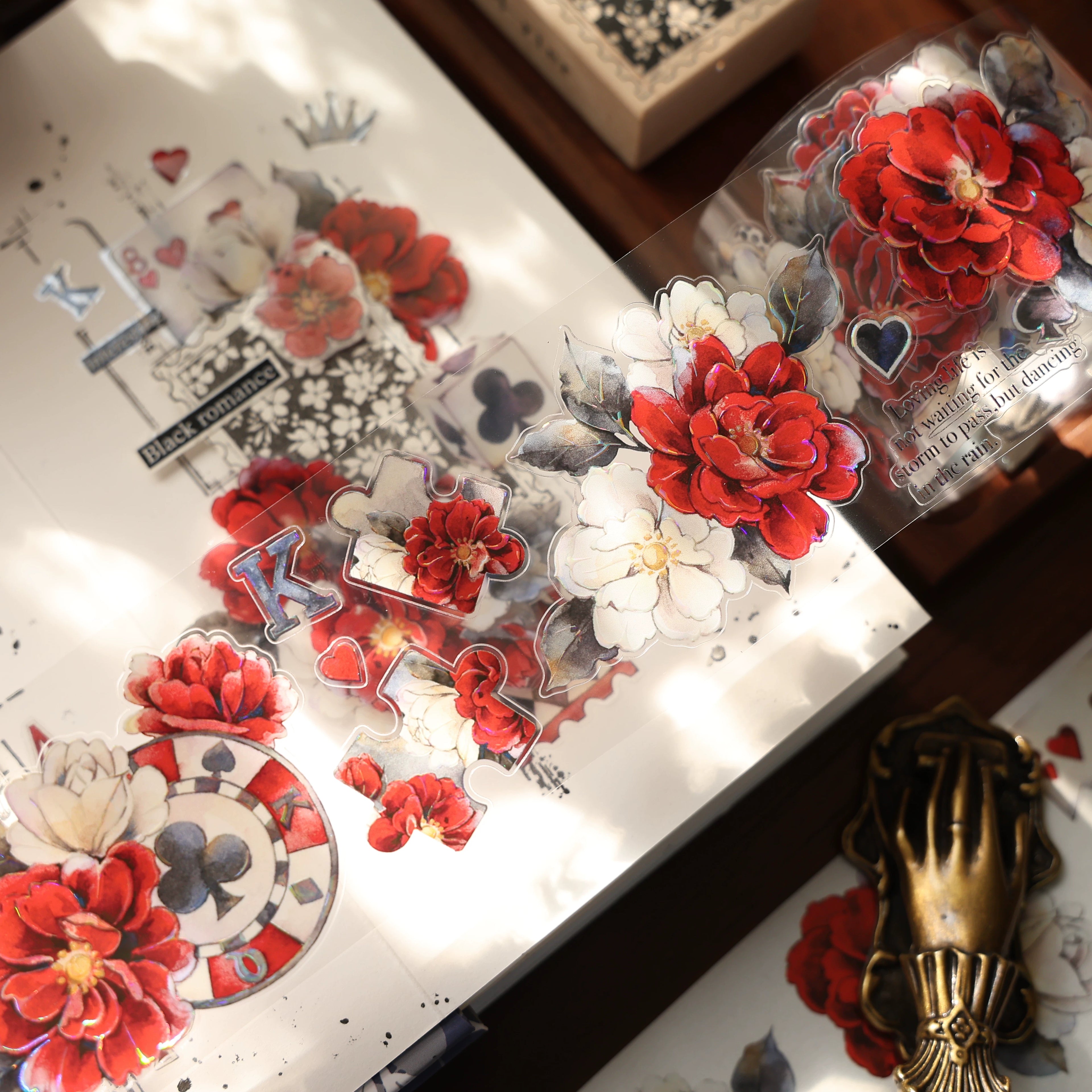 Floral Decorative Tape Rolls- Fortunate Chip
