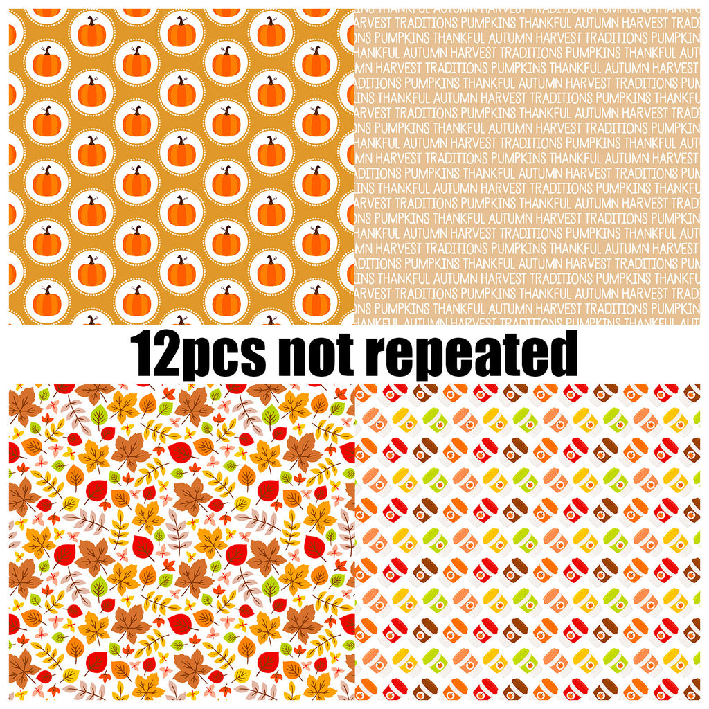 6 inch Autumn Scrapbook Paper Pad PA322