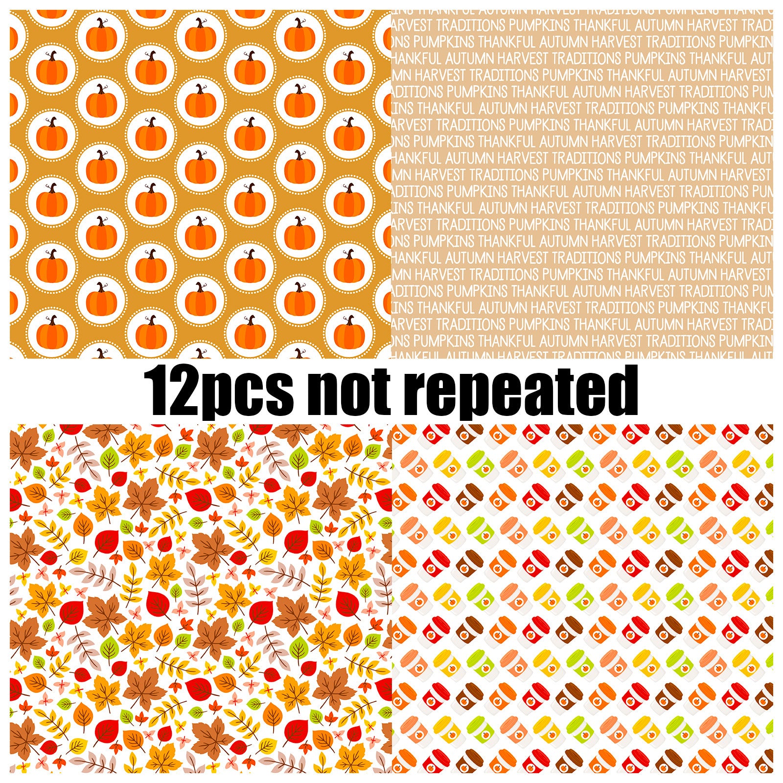 6 inch Autumn Scrapbook Paper Pad PA322