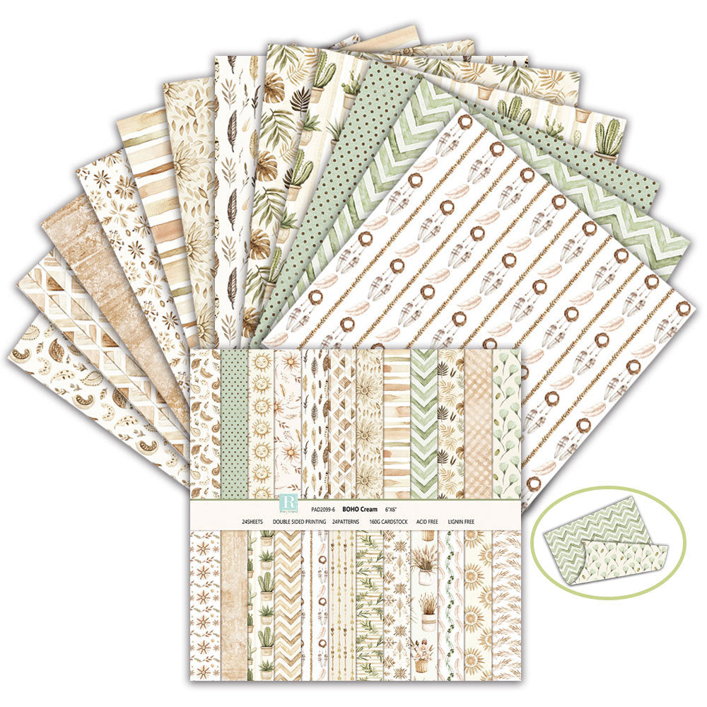6 inch Scrapbook Paper Pad JYY6099