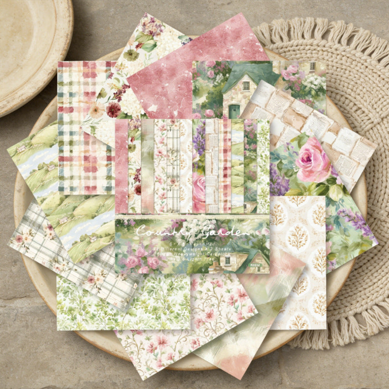 6 inch Garden Scrapbook Paper Pad SKP604