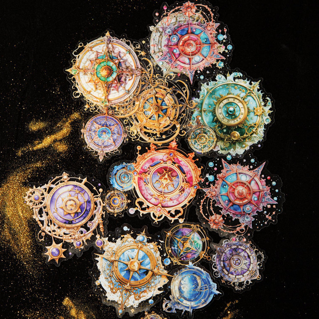 20 Pcs Magic Themed PET Stickers MFXP