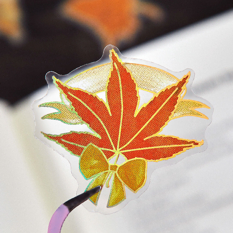 30 Pcs Autumn Leaves PET Stickers FYWY