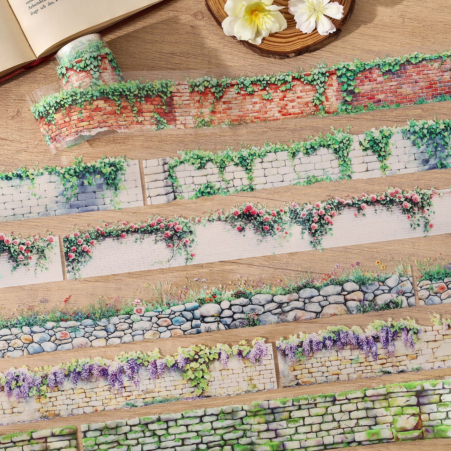 6 Rolls Garden Wall PET Tapes MCJS