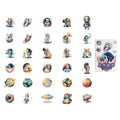 30 Pcs Universe Stickers XJAY