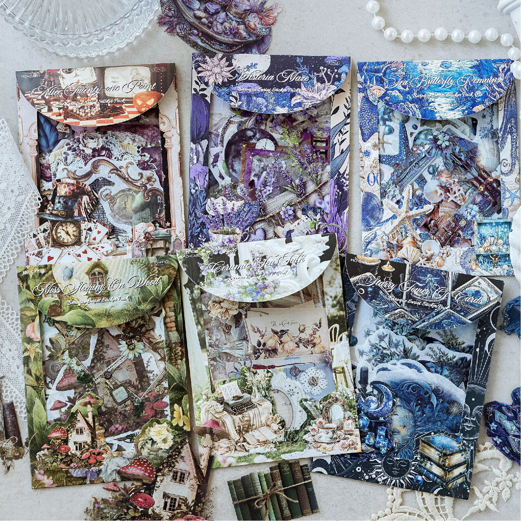 20 Pcs Vintage PET Stickers JFZJ
