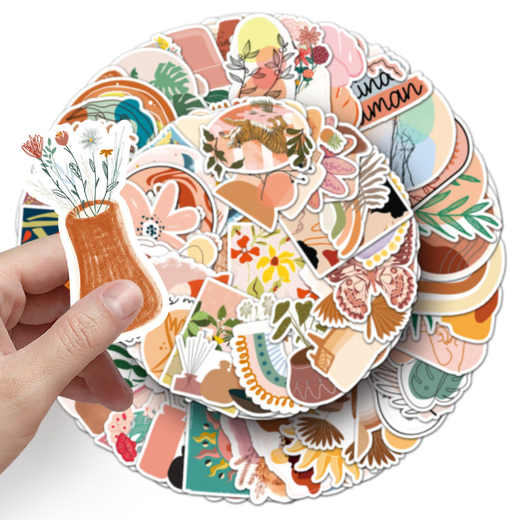 50PCS Boho Waterproof Vinyl Stickers BHO11