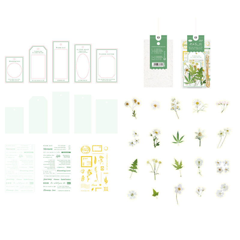 54 Pcs Stickers and Paper Kit YRHX