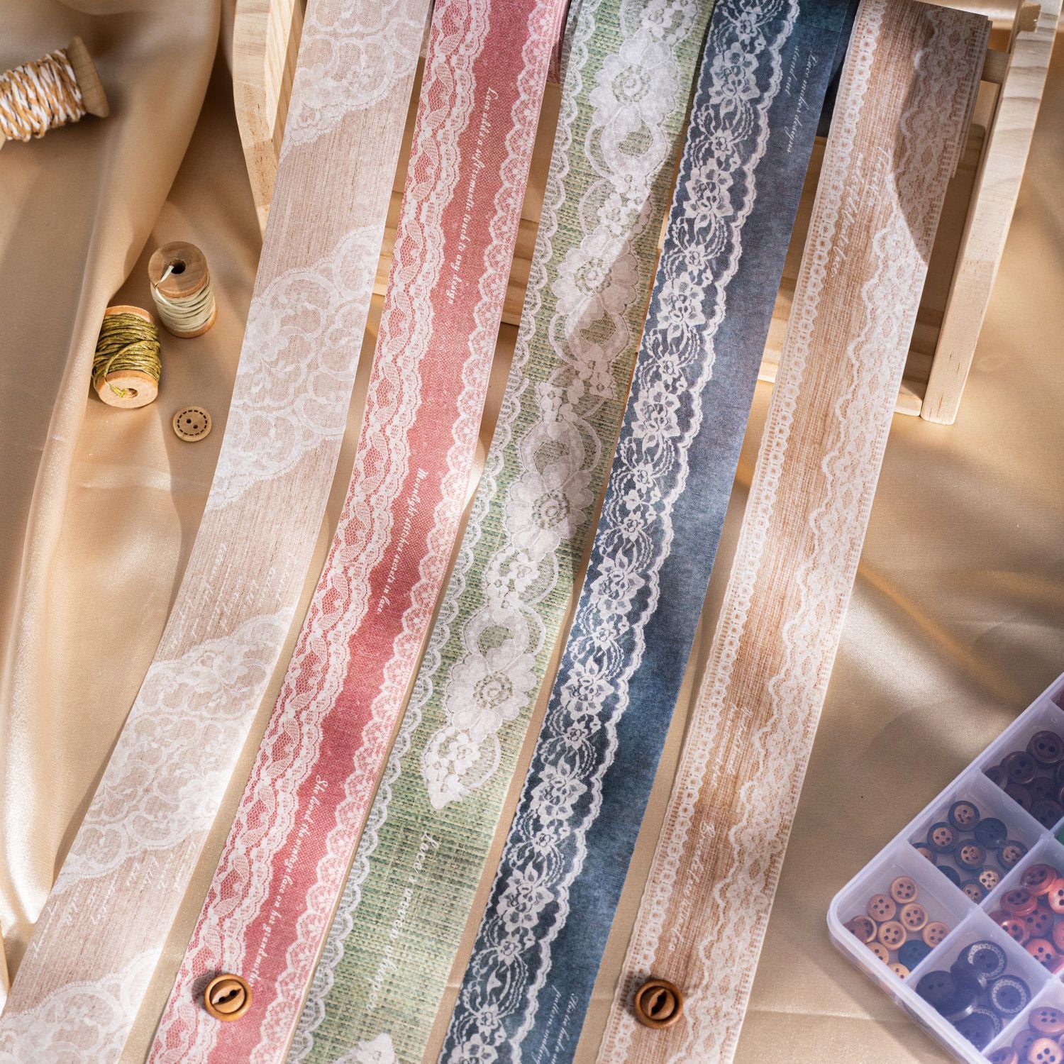 1 Roll Fabric Theme Washi Tape LSBW