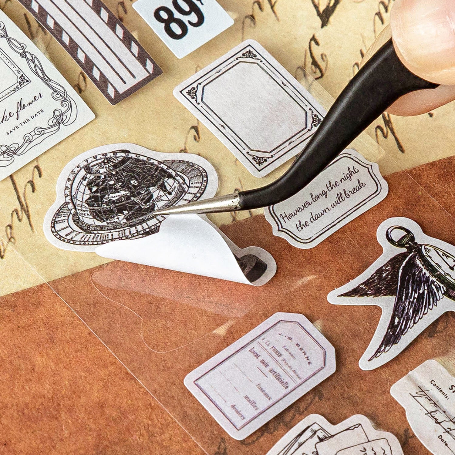 1 Roll Vintage Sticker Tape JSJWY