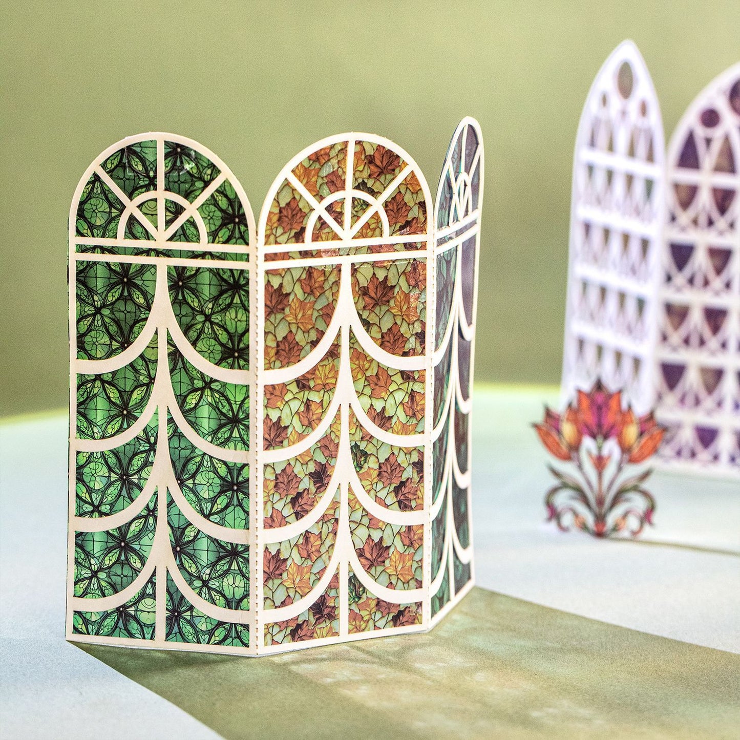 15 Pcs Windows Theme PET Stickers and Cardstock