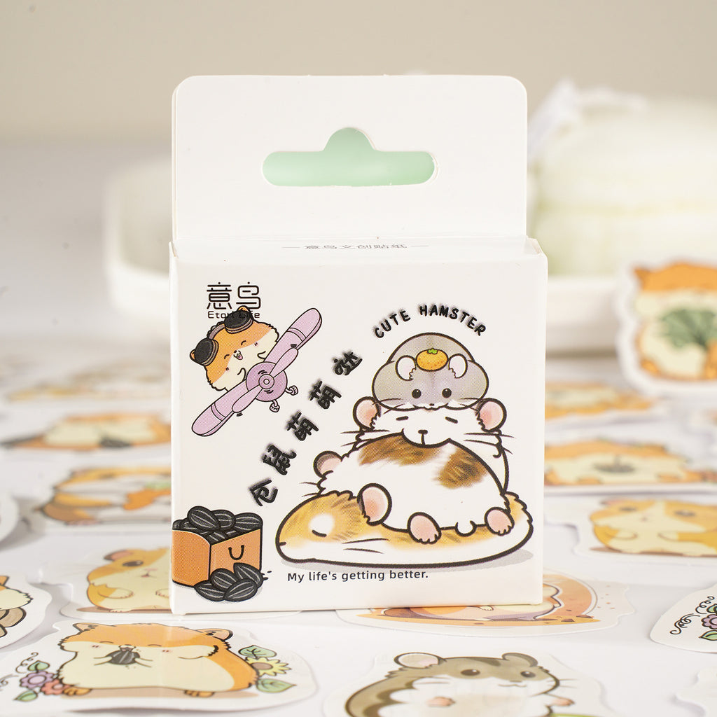 46 Pcs Hamster Stickers CSMMD