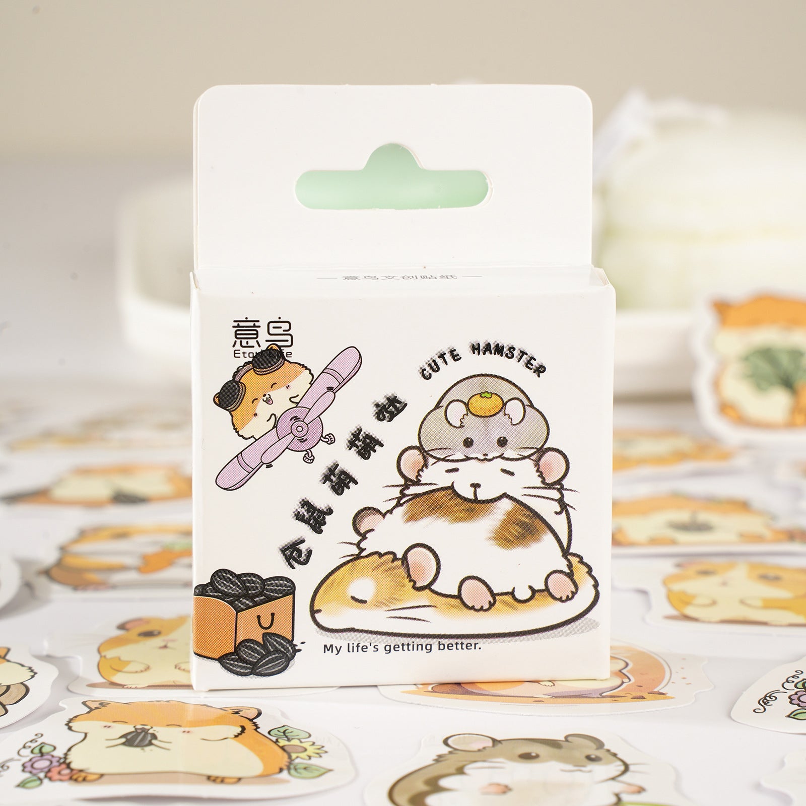 46 Pcs Hamster Stickers CSMMD