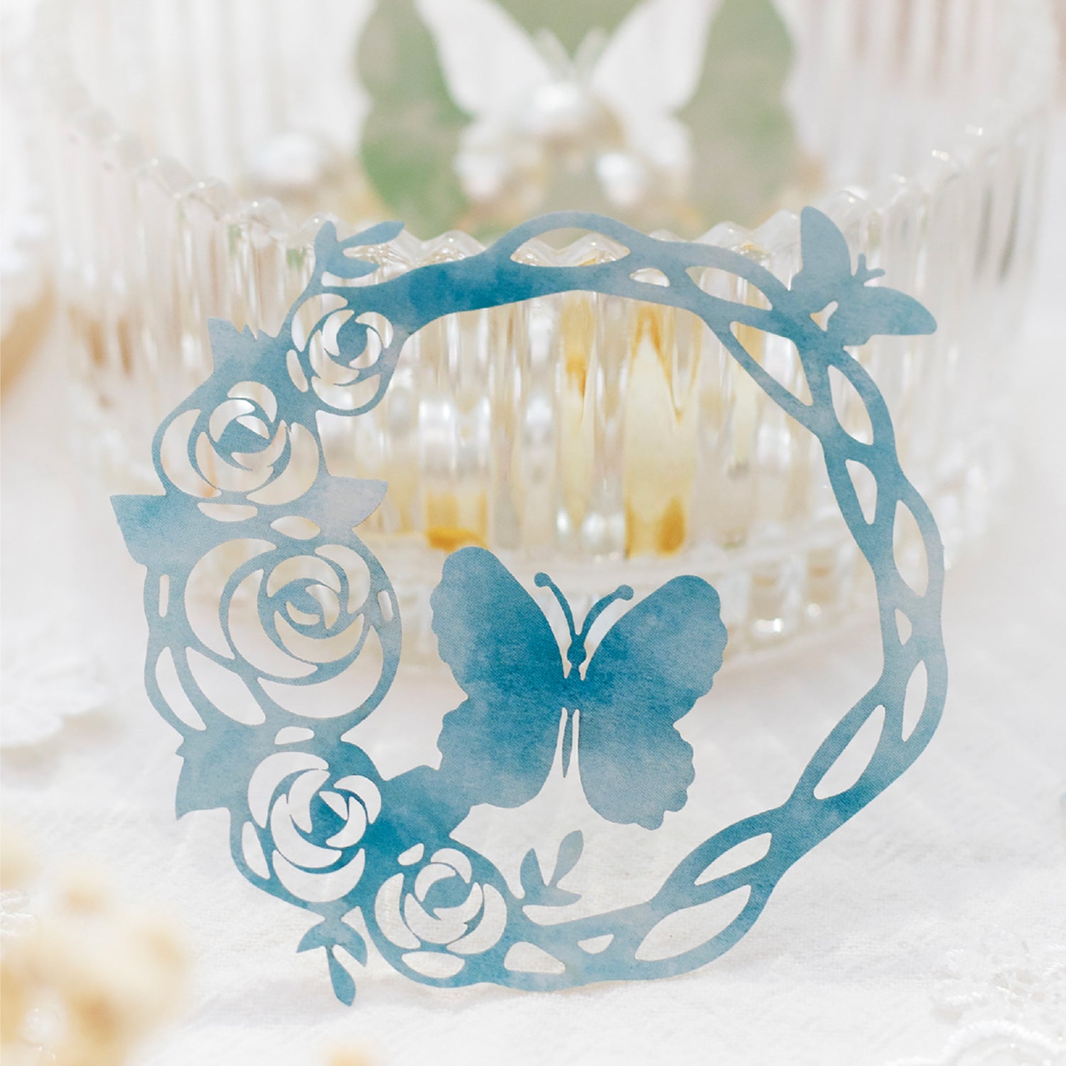 126 Pcs Lace Theme Scrapbook Supplies Kit SHDSJ