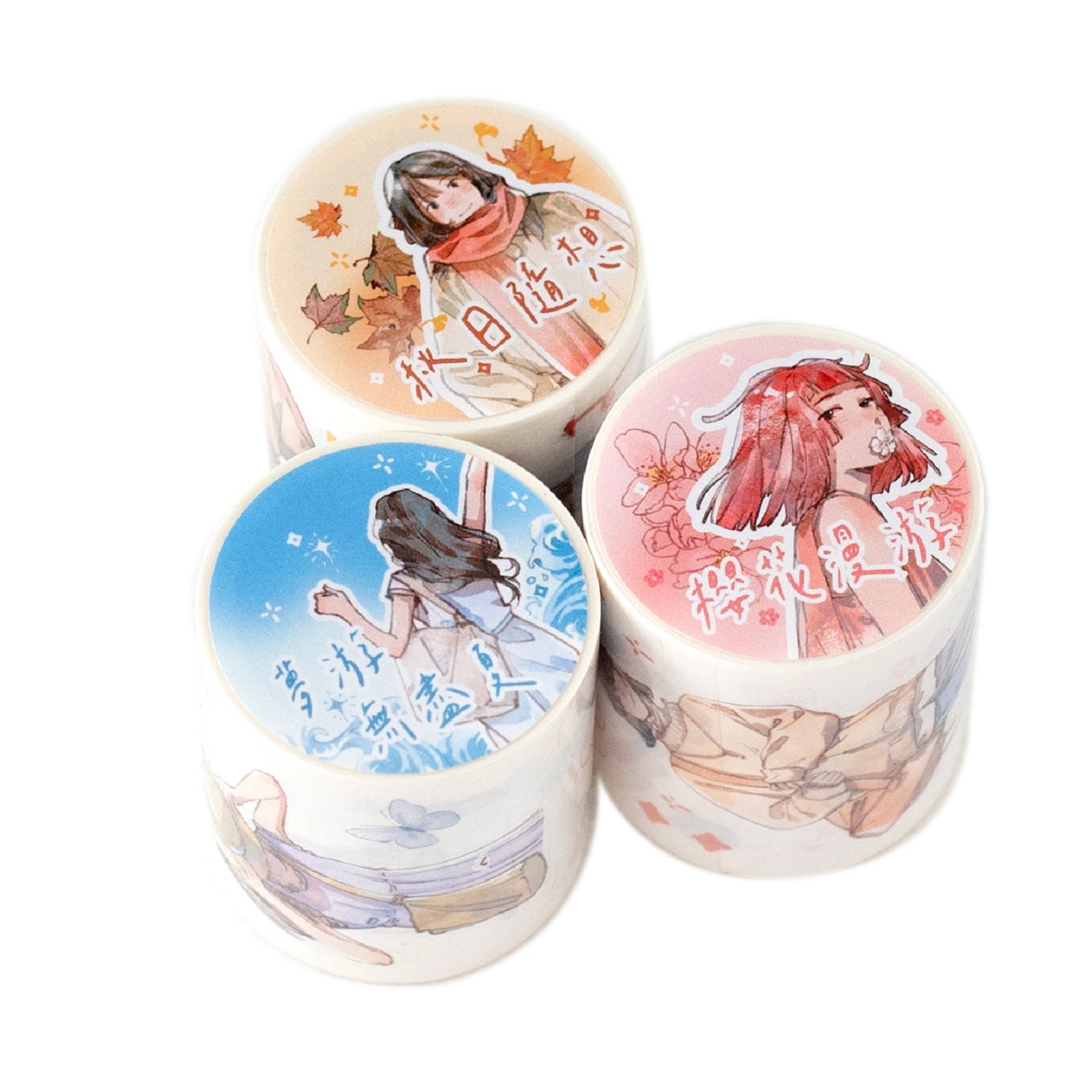 1 Roll Girl Theme Washi Stickers Tape SJHY