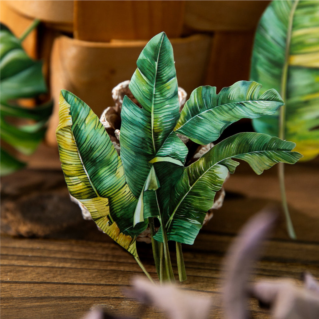 20 Pcs Seasonal Leaf PET Stickers LYPZ