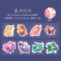 1 Roll Die-Cut Watercolor PET Stickers CRXH