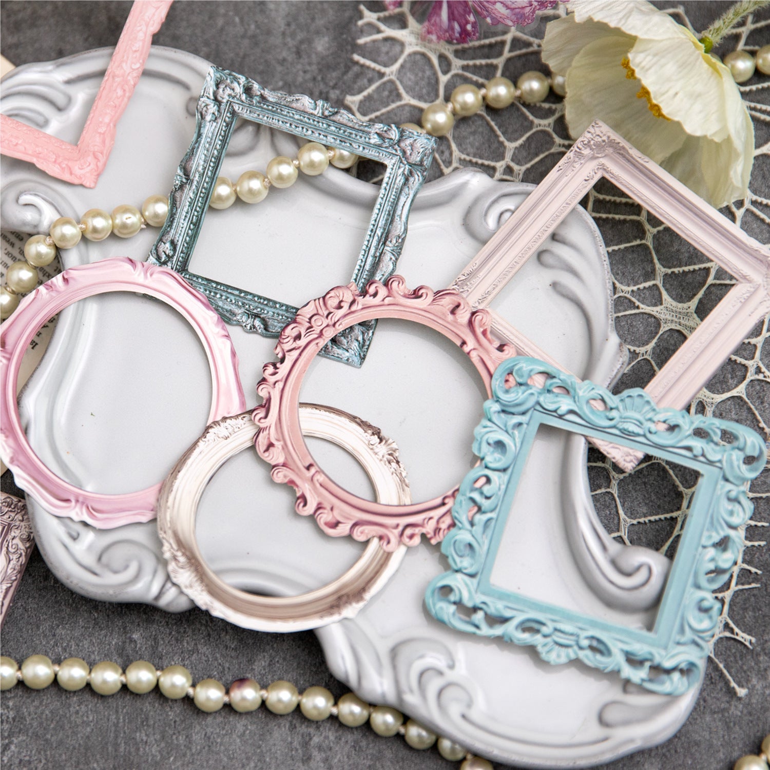 10 Pcs Vinage Frame Cardstock Paper CZAY