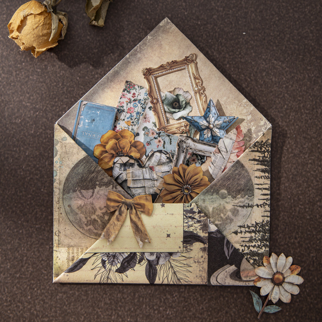 30 Pcs Vintage Flower Gadgets Stickers JWSG