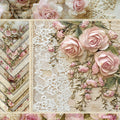 6 inch Victorian Rose Scrapbook Paper Pad SKP572