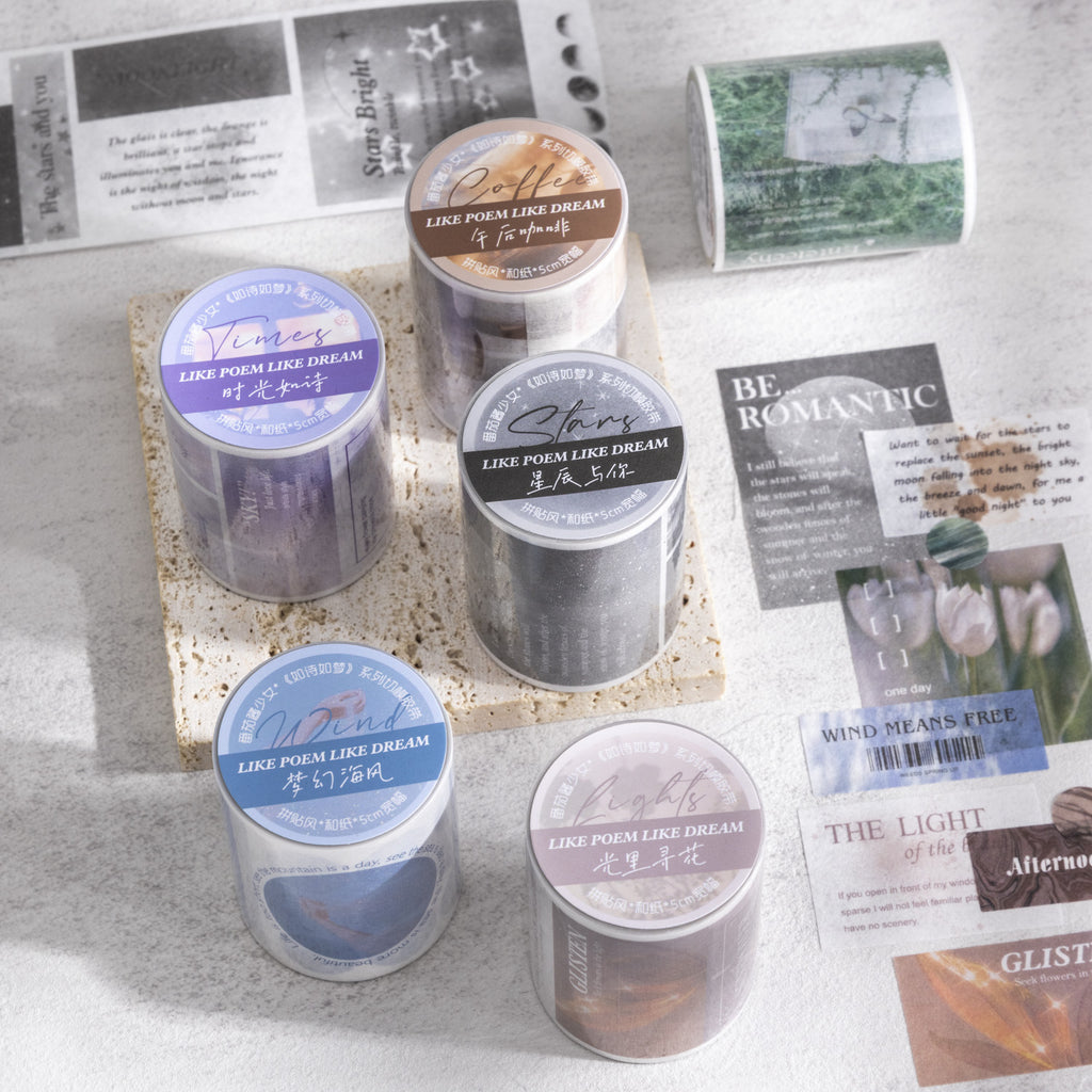 1 Roll Photography Die-cut Washi Tape RSRM
