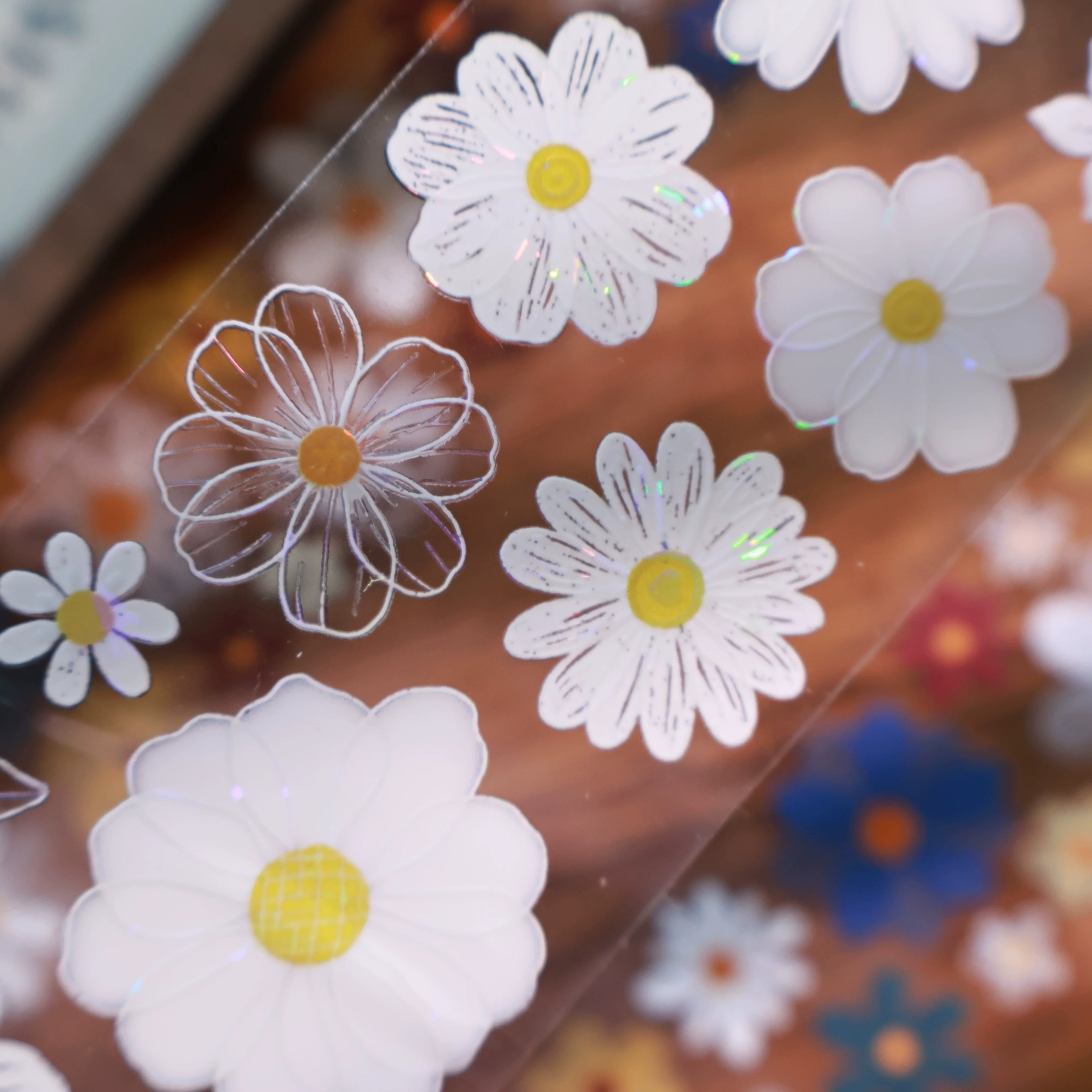 Floral Decorative Tape Rolls- Velvet Petals