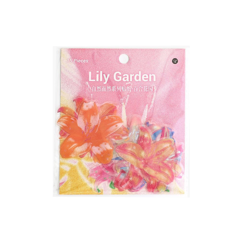 15 Pcs Botanical Nature Theme PET Stickers ZRER