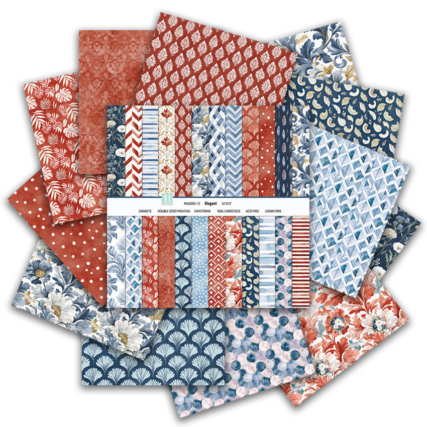12 inch Scrapbook Paper Pad JYY095