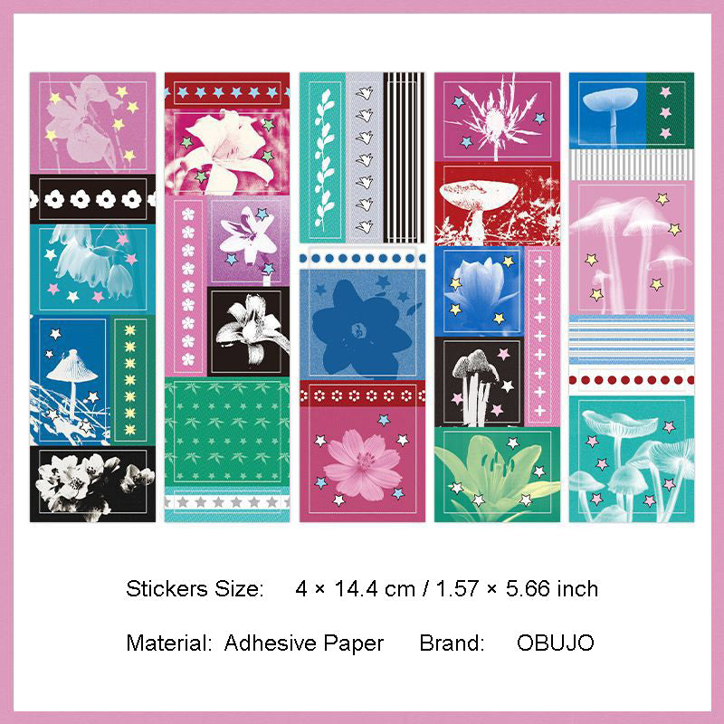 10 Pcs Creative Scrapbook Stickers FXDZ