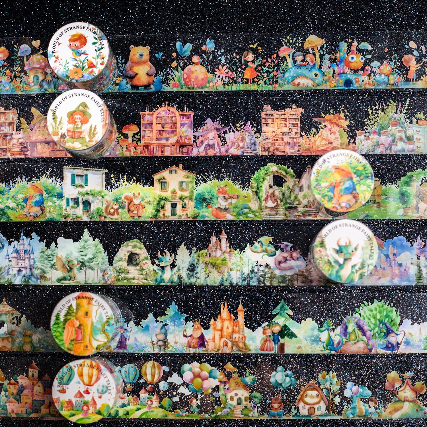 1 Roll Fairy World PET Tape QYTHSJ