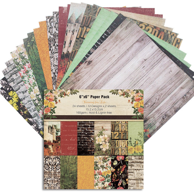 6 inch Scrapbook Paper Pad JYY01795