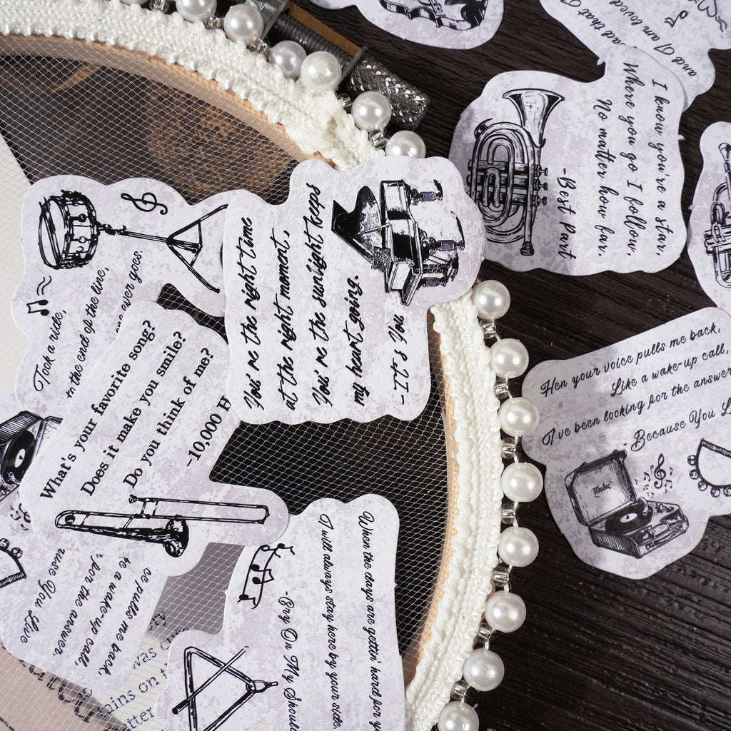 56 Pcs Quote Stickers BGMW