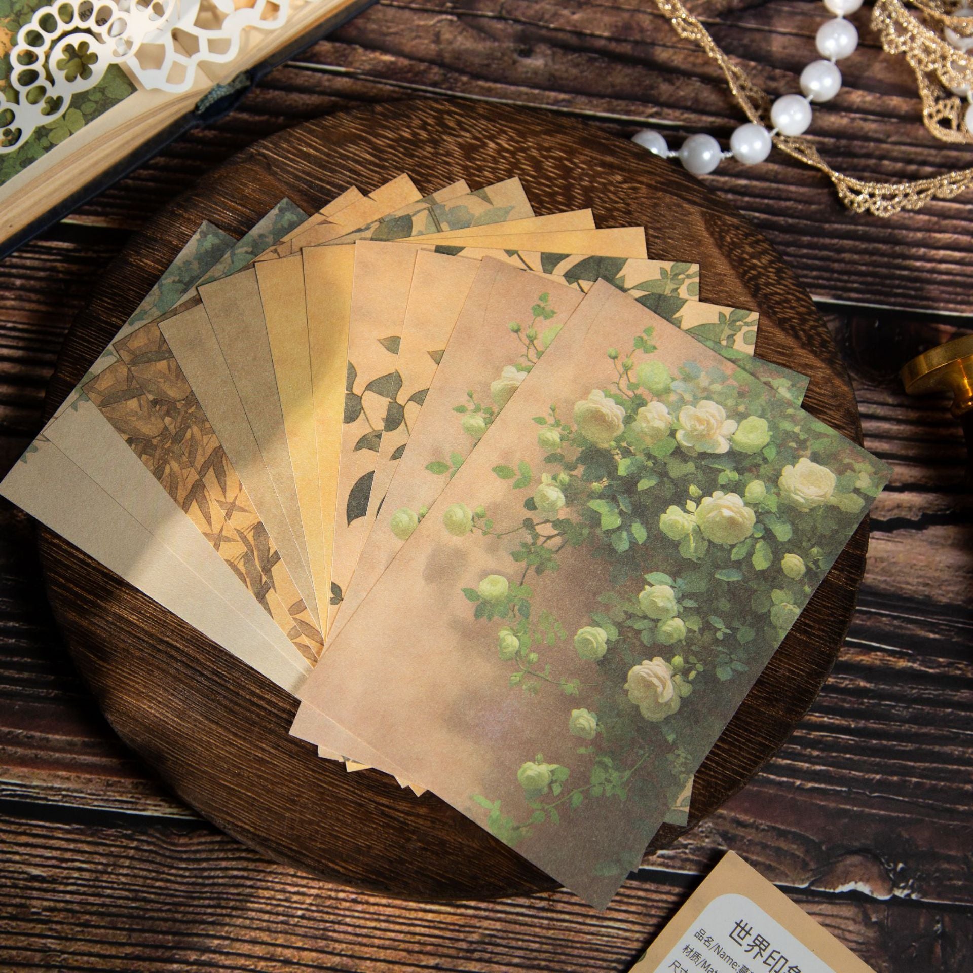 30 Pcs Vintage Background Paper SJYX