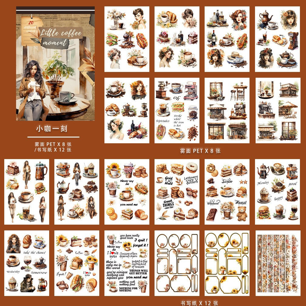 A5 Mixed Material Sticker Book TZH040