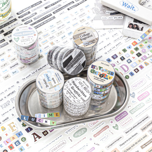 1 Roll Quote and Word Stickers Tape PTYWS