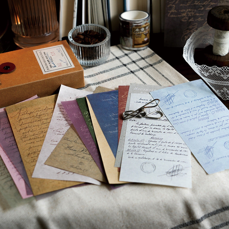 30 Pcs Vintage Scrapbook Paper WRDB