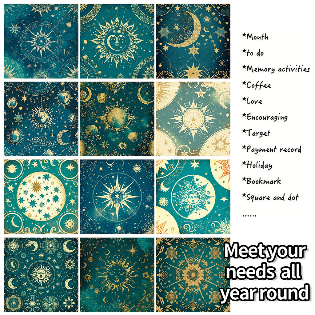 6 inch Tarot Starry Sky Scrapbook Paper Pad PA310