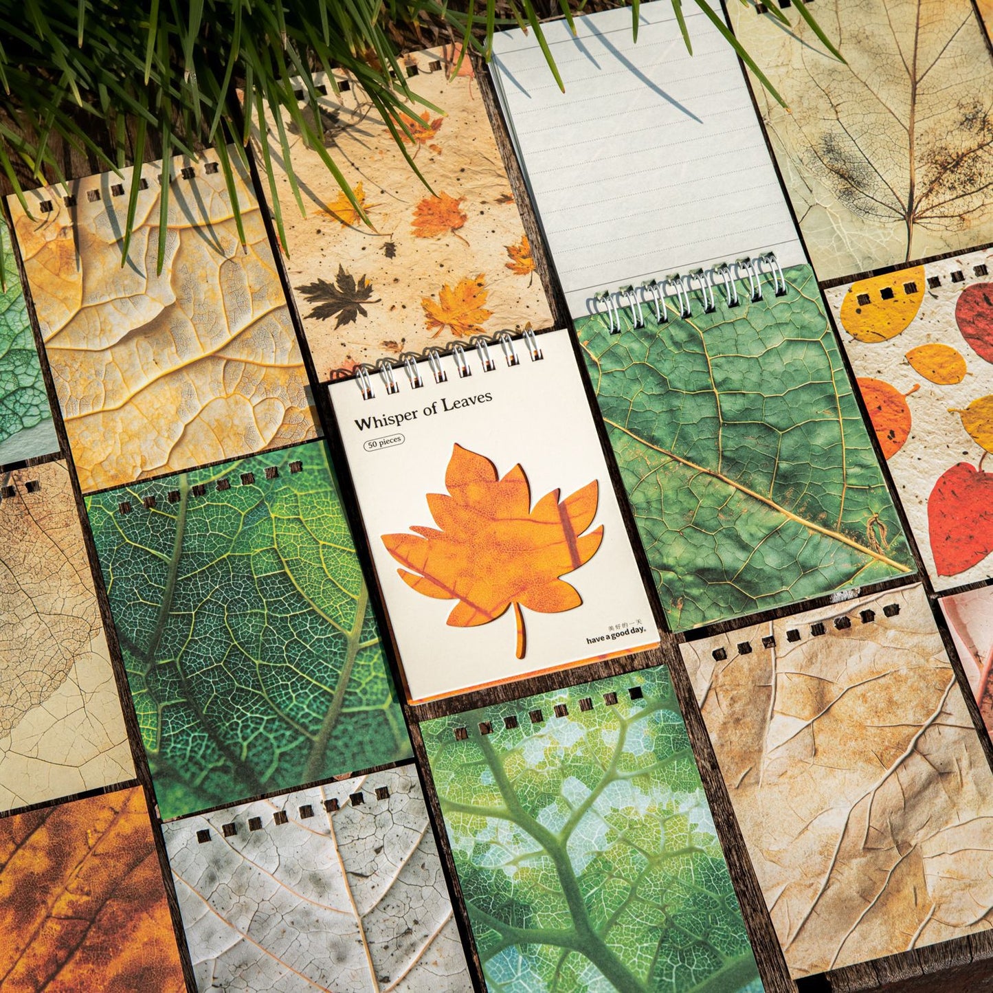 50 Sheets Leaf Veins Journal Paper BYZY