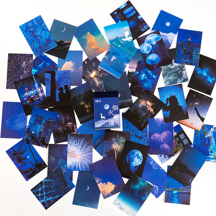 50 Pcs Midnight Mood Sticker Booklet
