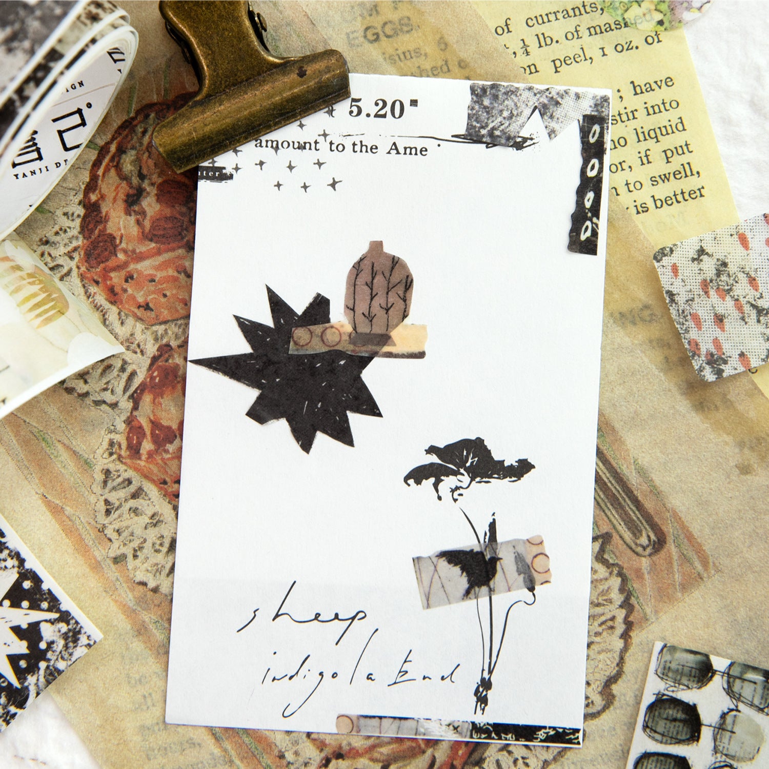 1 Roll Creative Washi Stickers Tape WXPJ