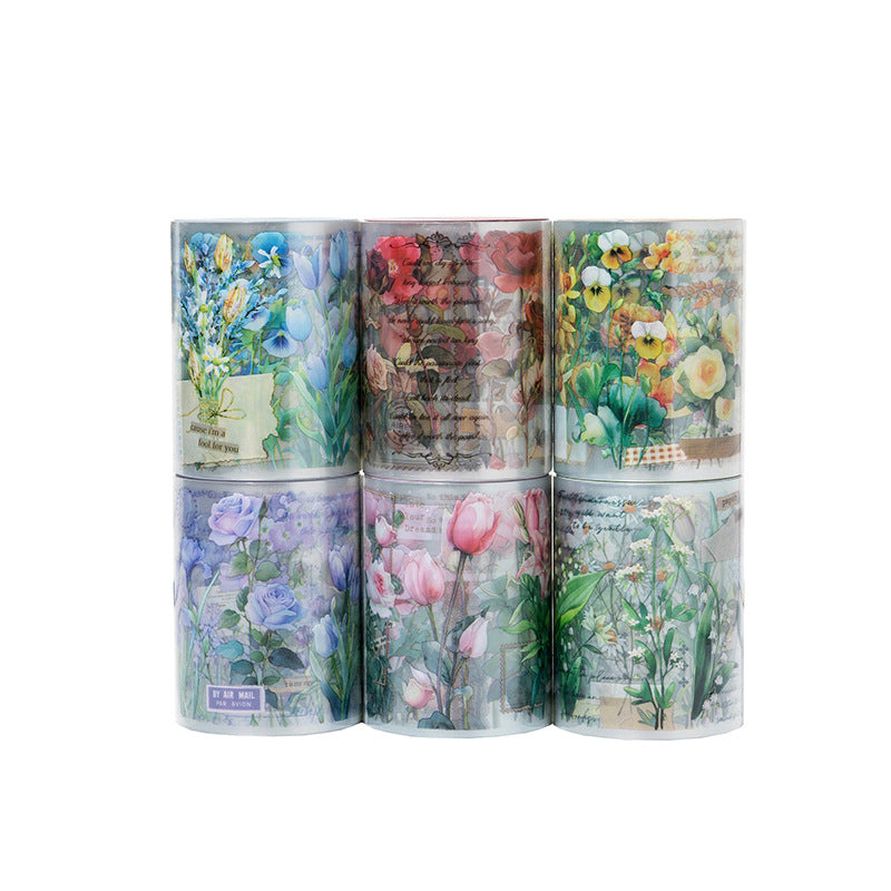 1 Roll Flower Botanical PET Tape HYMM