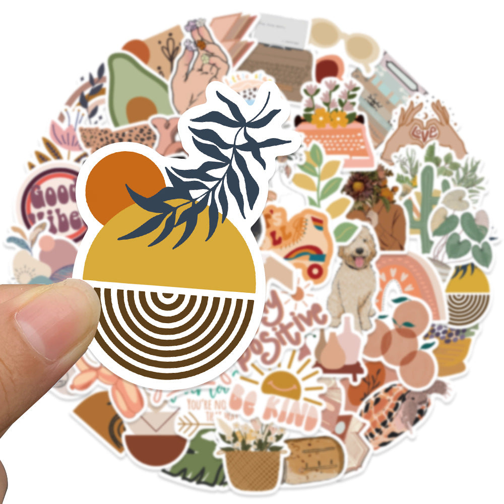 50PCS Boho Waterproof Vinyl Stickers BHO03