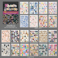 A5 Mixed Material Sticker Book TZH124