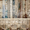 6 inch Vintage Lace Scrapbook Paper Pad SKP355