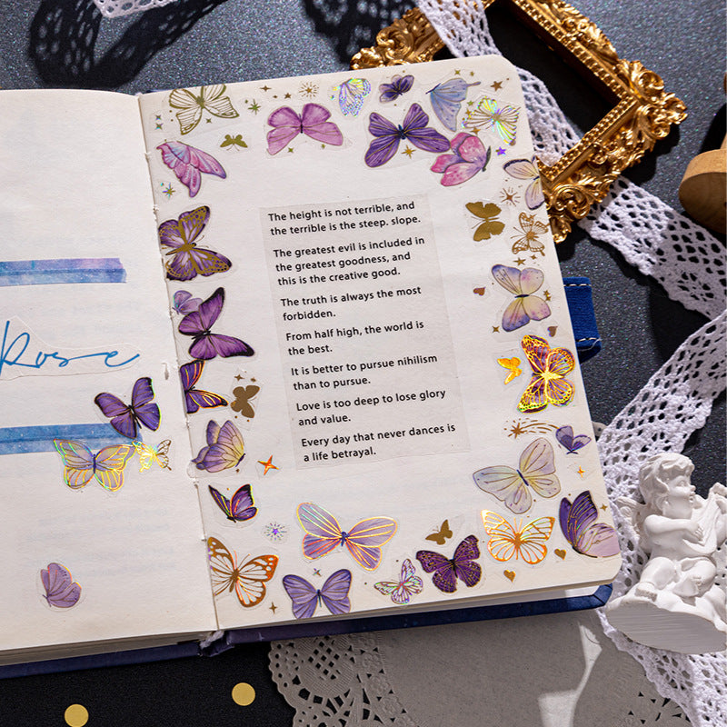 PET Butterfly Stickers BTF08