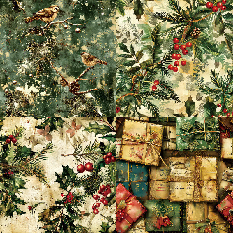 6 inch Christmas Scrapbook Paper Pad SKP550