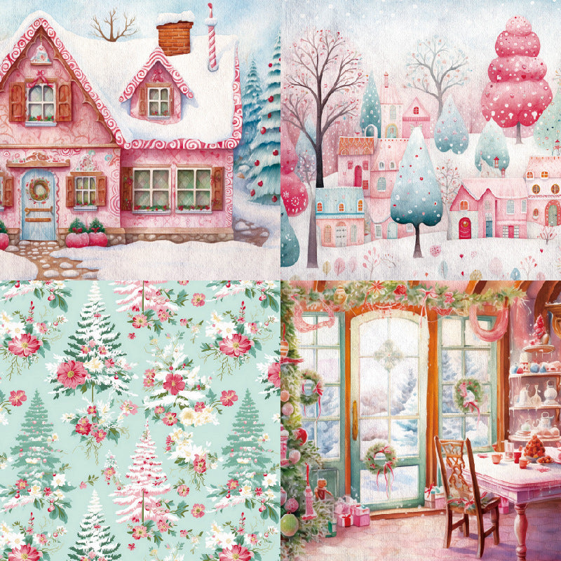 6 inch Fairy House Scrapbook Paper Pad SKP443