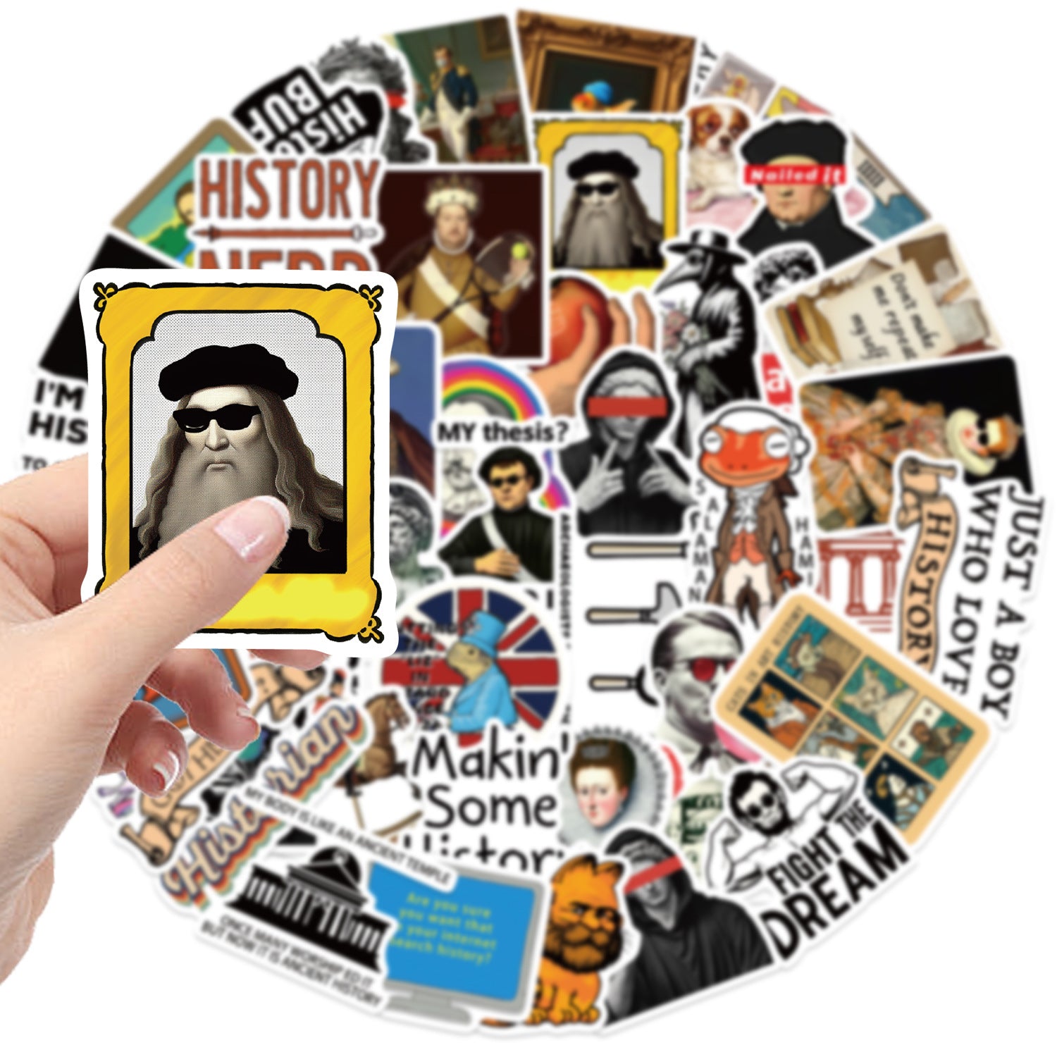 50PCS Funny Sarcastic Meme Vinyl Stickers FUN14