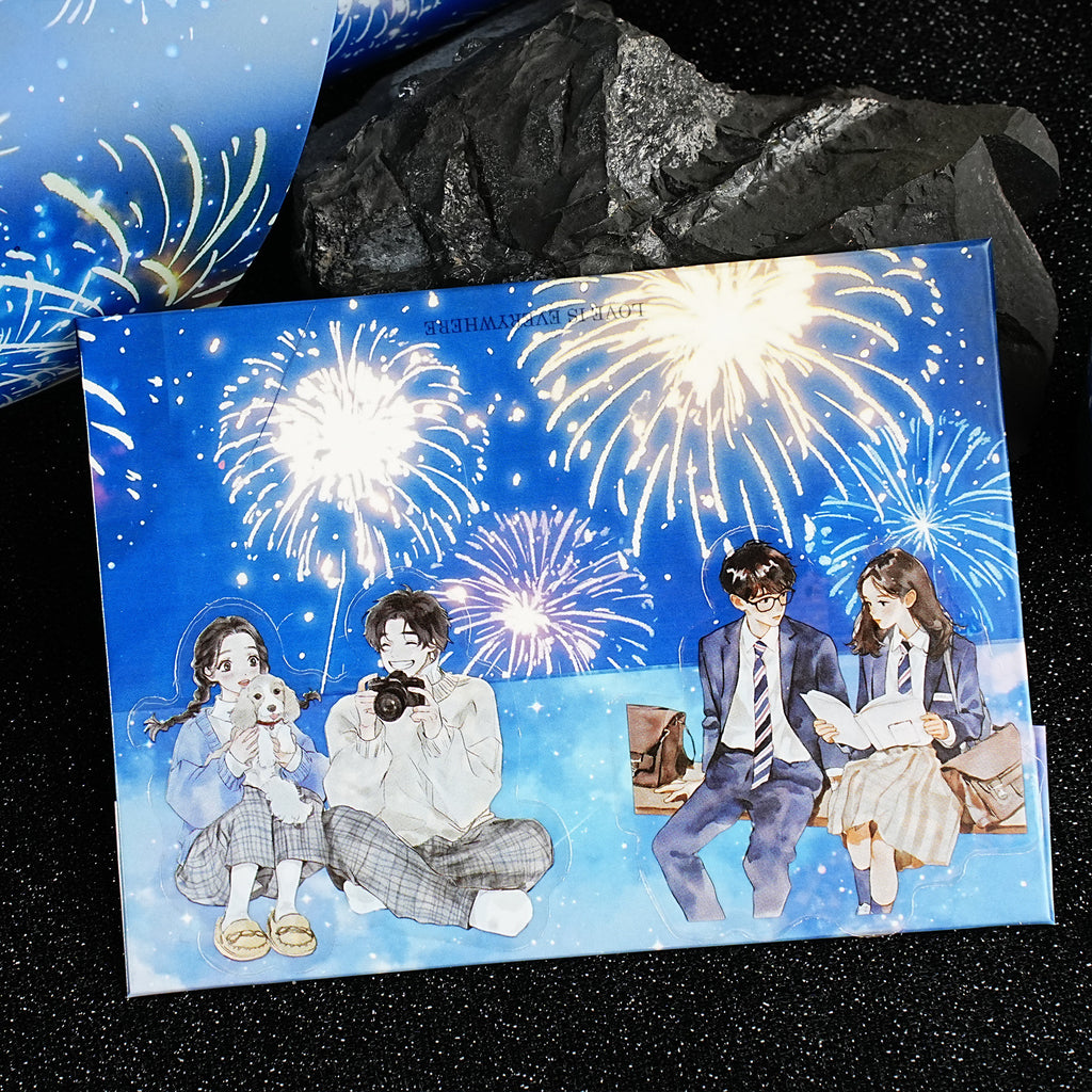 1 Roll Night Sky Cloud Star PET Tape YYXH